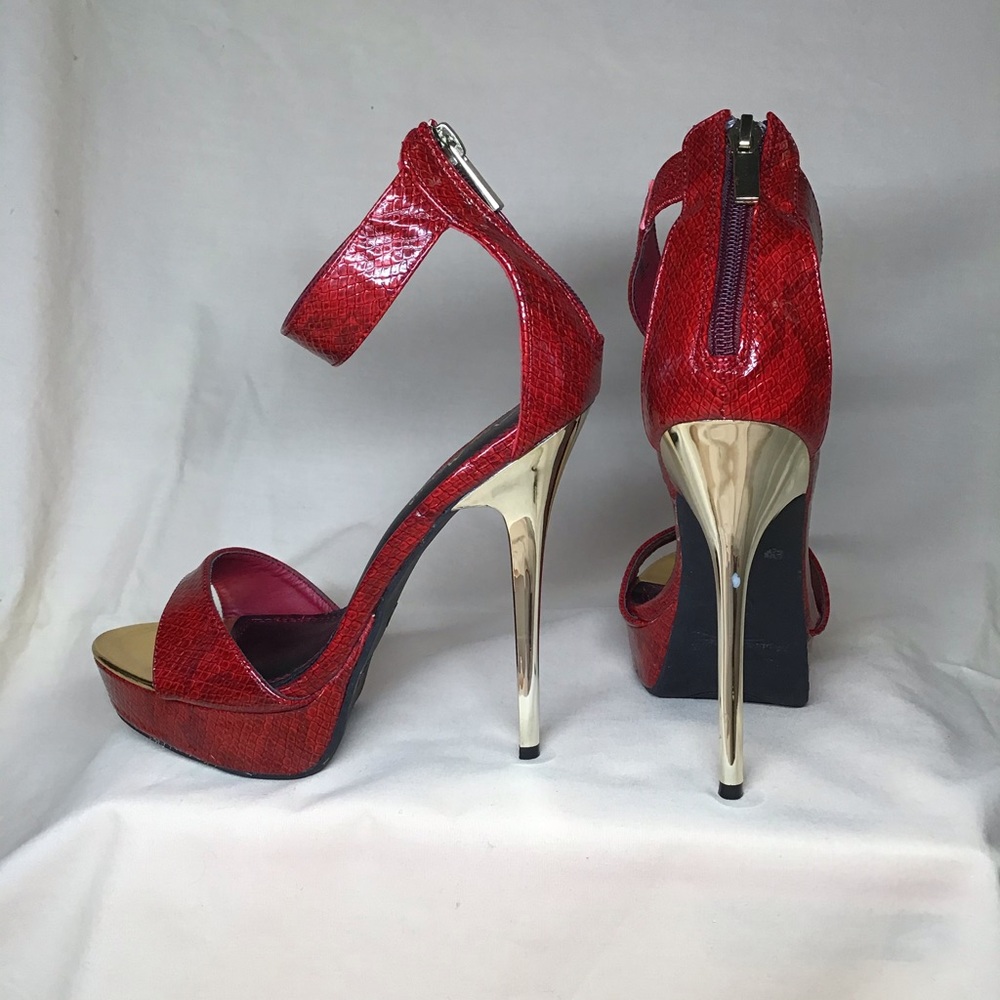 Anne Michelle, Socialite, Red heels, size 6 - Picture 4 of 5